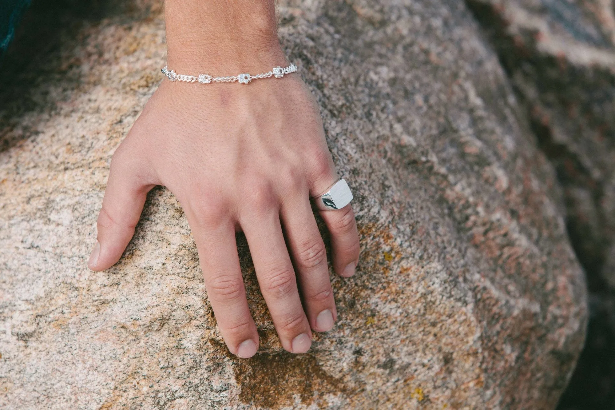IX Rock Curb Bracelet