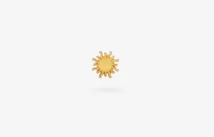 IX Sol 22K Gold Plated Stud
