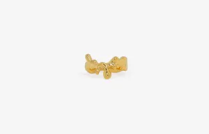 IX Theo 22K Gold Plated Ring