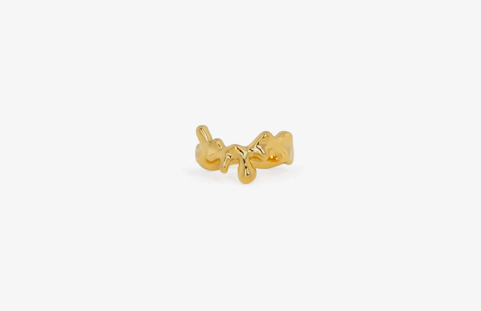 IX Theo 22K Gold Plated Ring