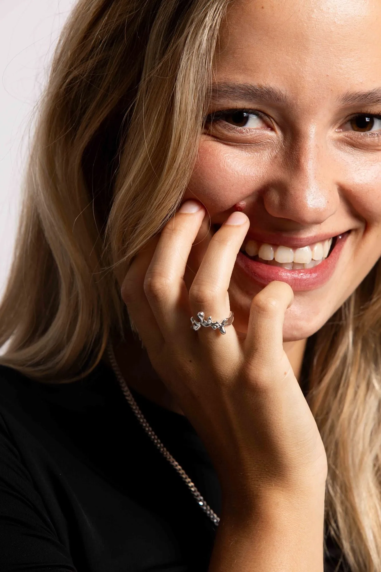 IX Theo Silver Ring