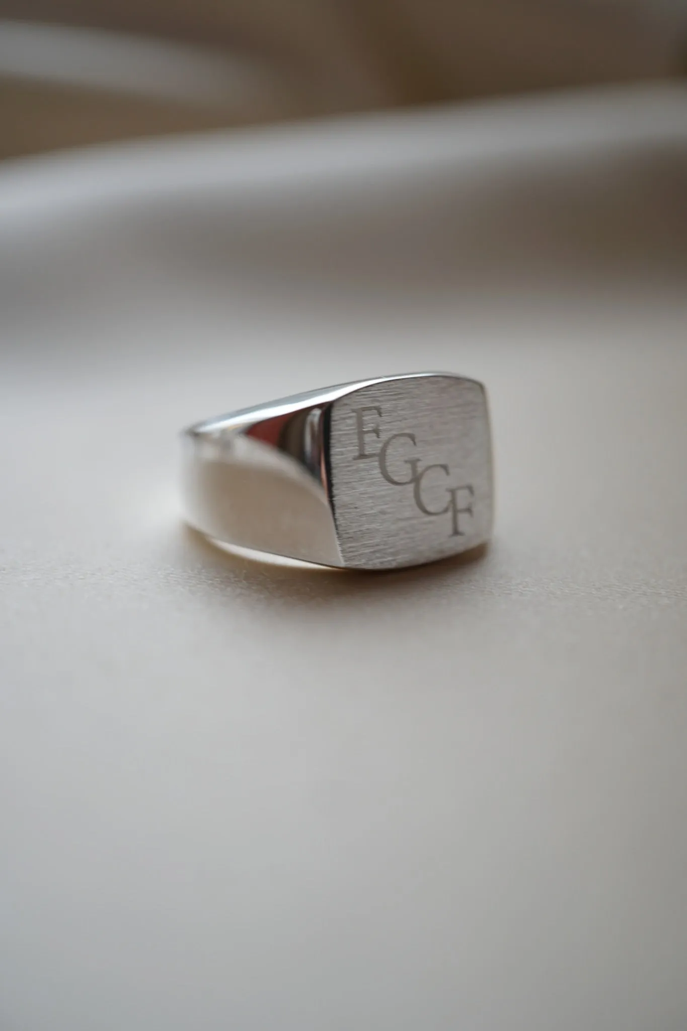 IX Tribute Silver Signet Ring