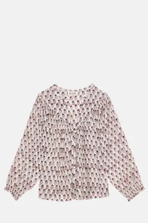 Kiki Print L/S Top Blue