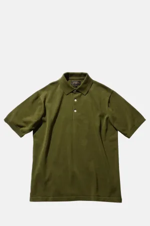 Knit Polo S/S 12G Green