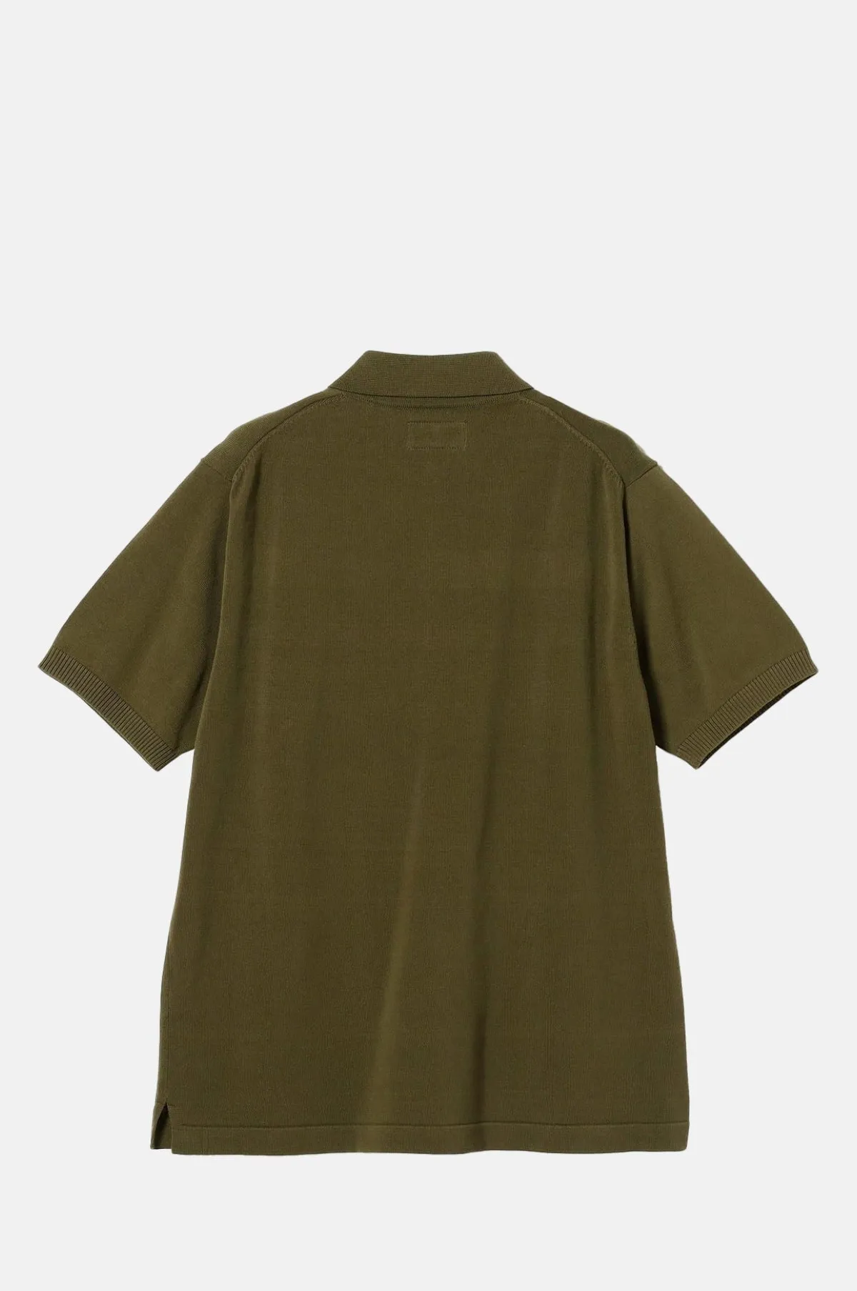 Knit Polo S/S 12G Green