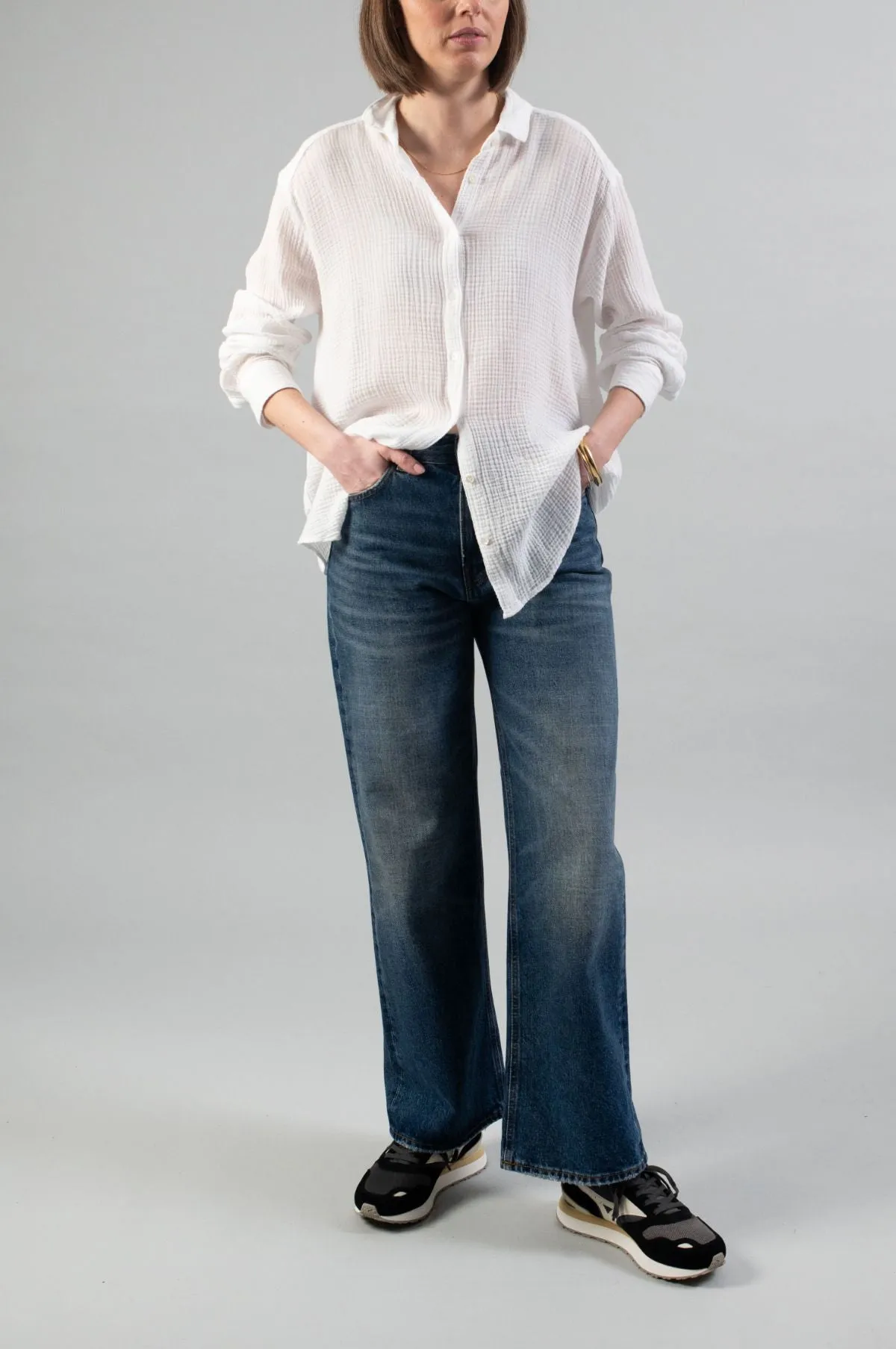 Korea Jean Asian Fit Mid Blue