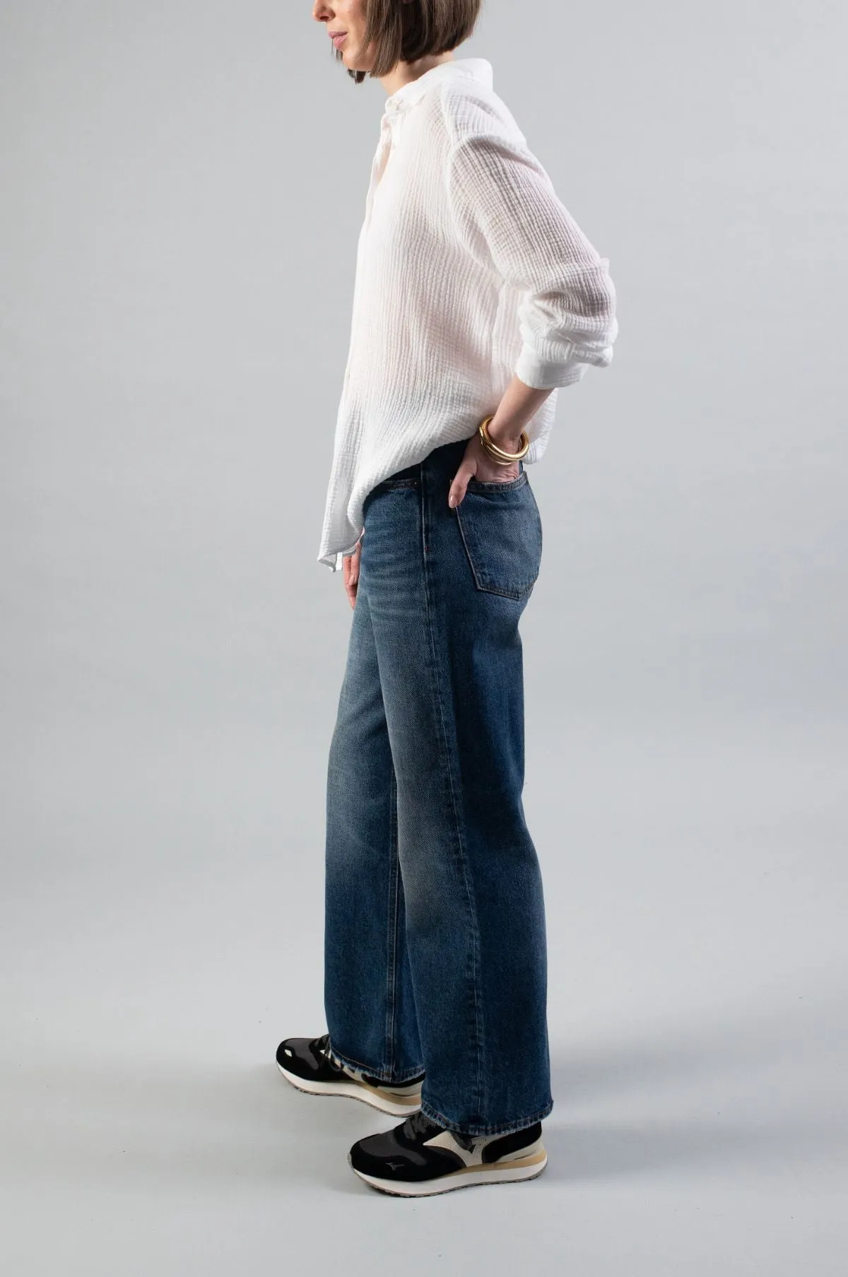 Korea Jean Asian Fit Mid Blue