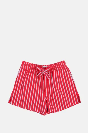 Krissy Boxer Short Red Stripe