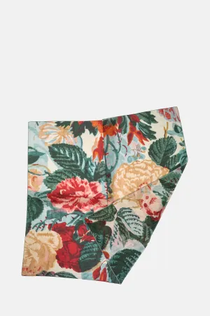 Large Light Multicolor Flower Scarf