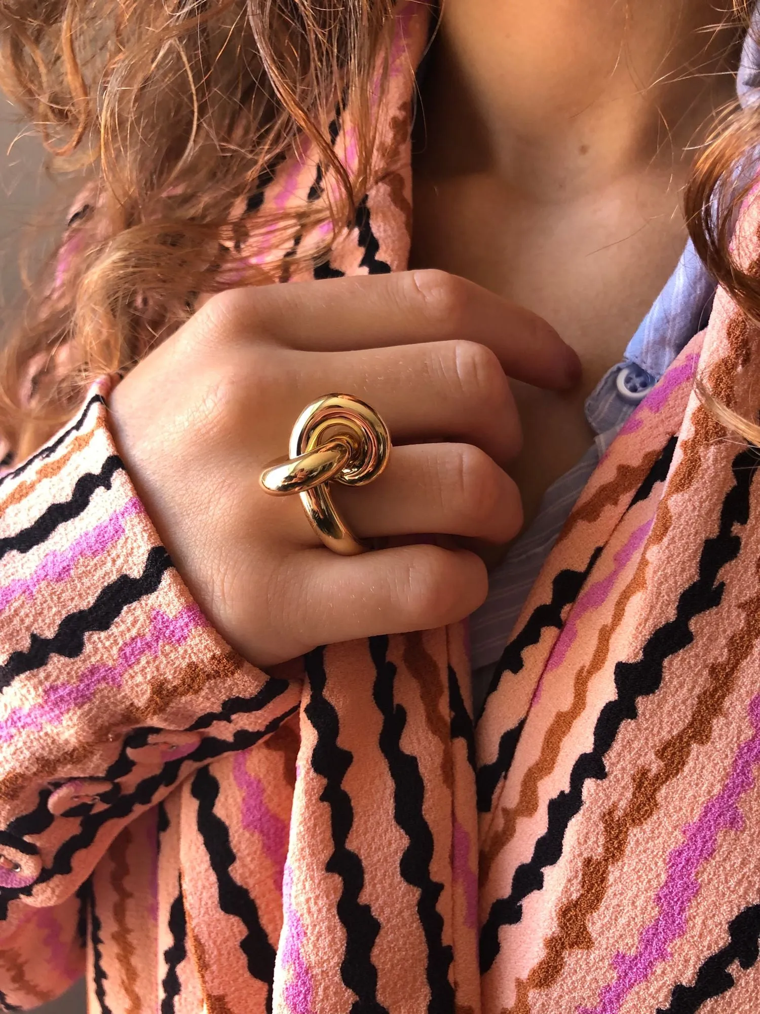 Legacy Knot Big (Fat) 18K Whitegold Ring
