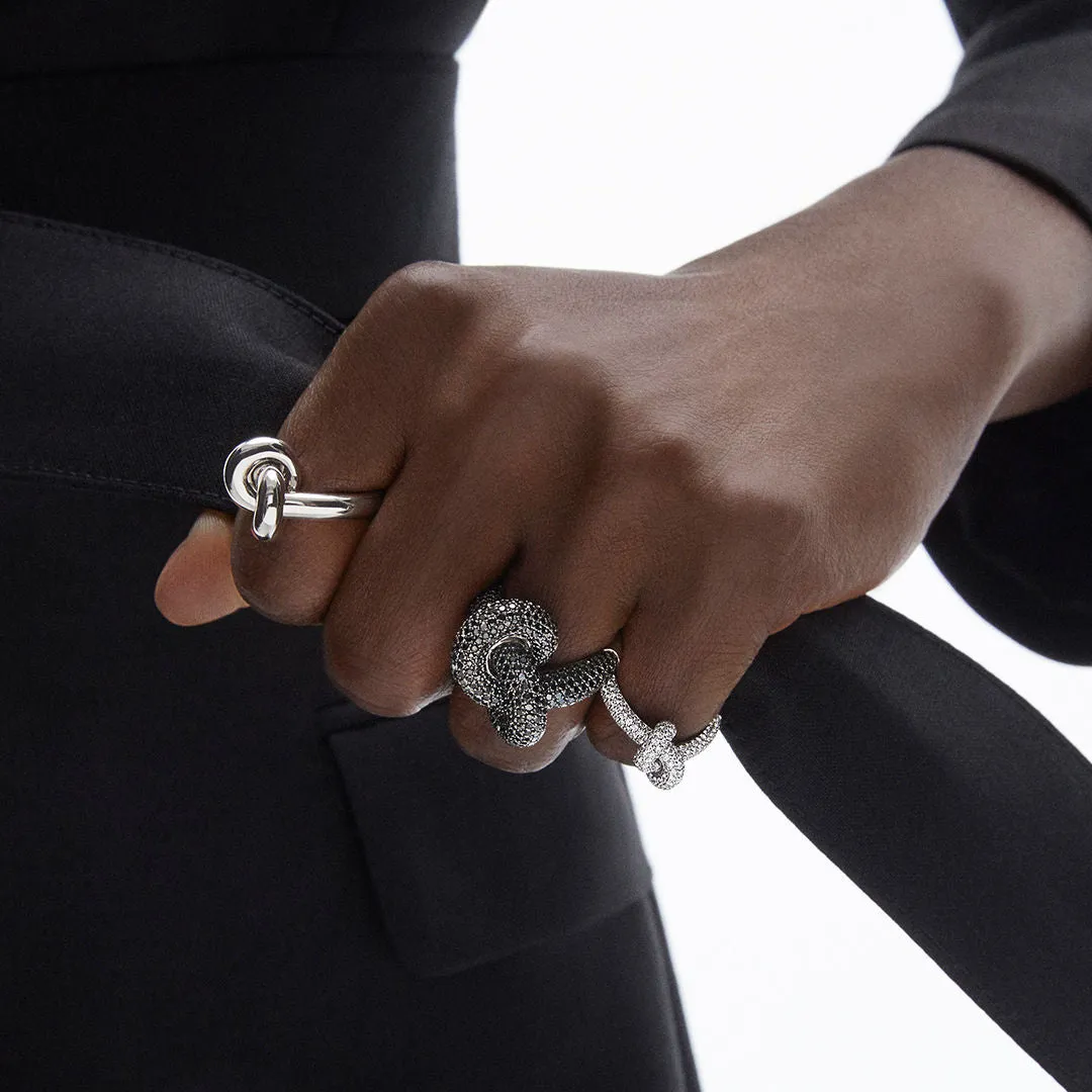 Legacy Knot Medium (Loose) 18K Whitegold Ring