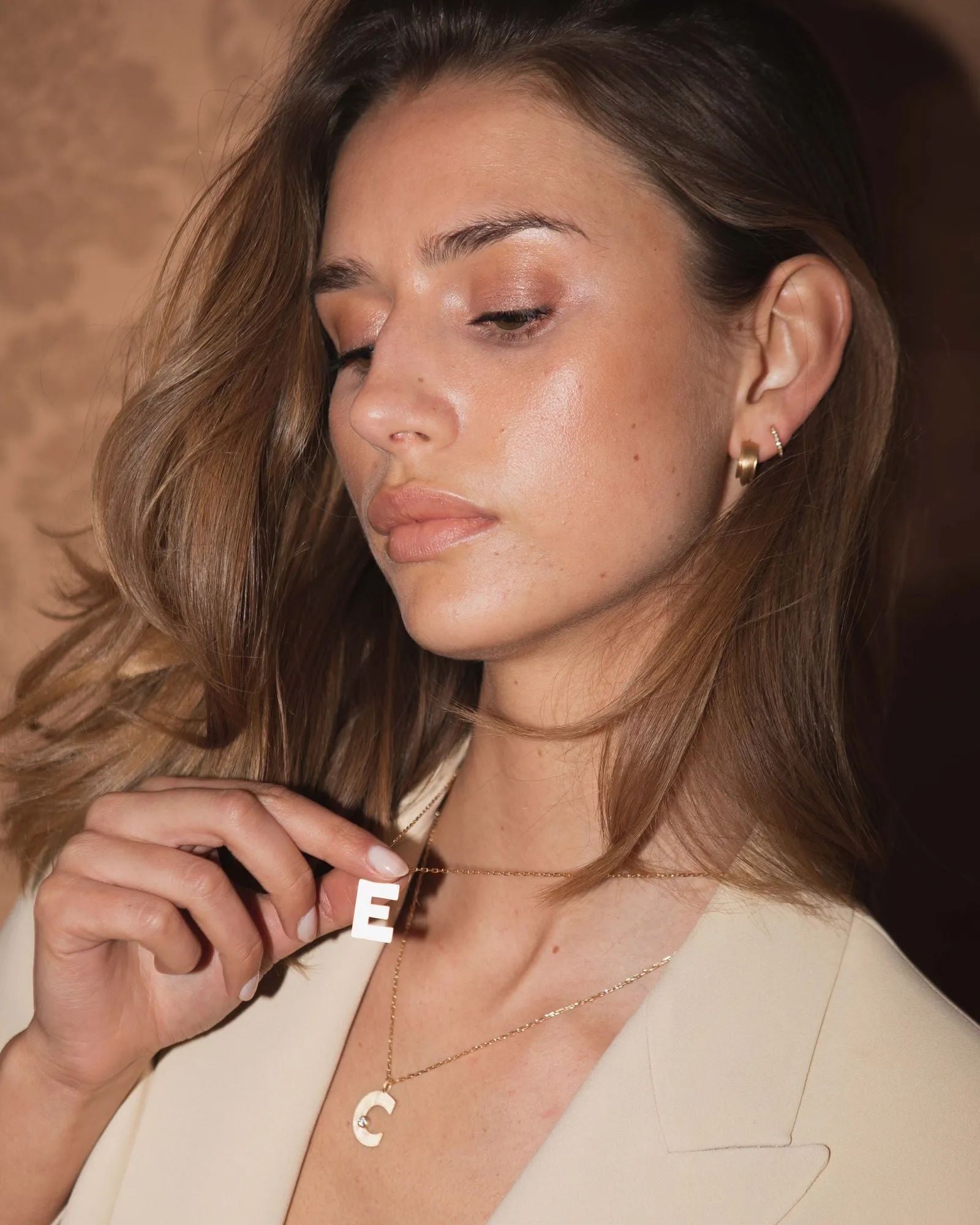 Letter G 18K Gold Pendant