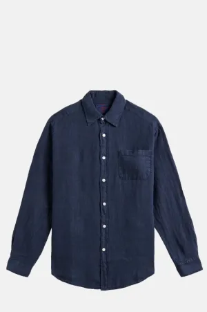 Linen Shirt Navy