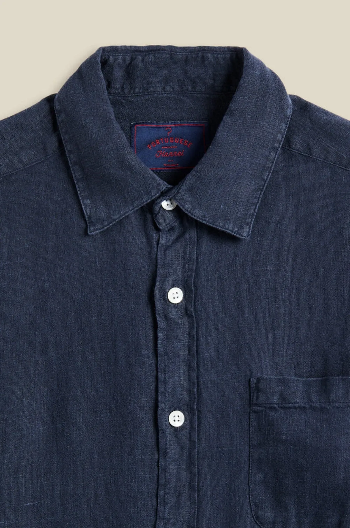 Linen Shirt Navy