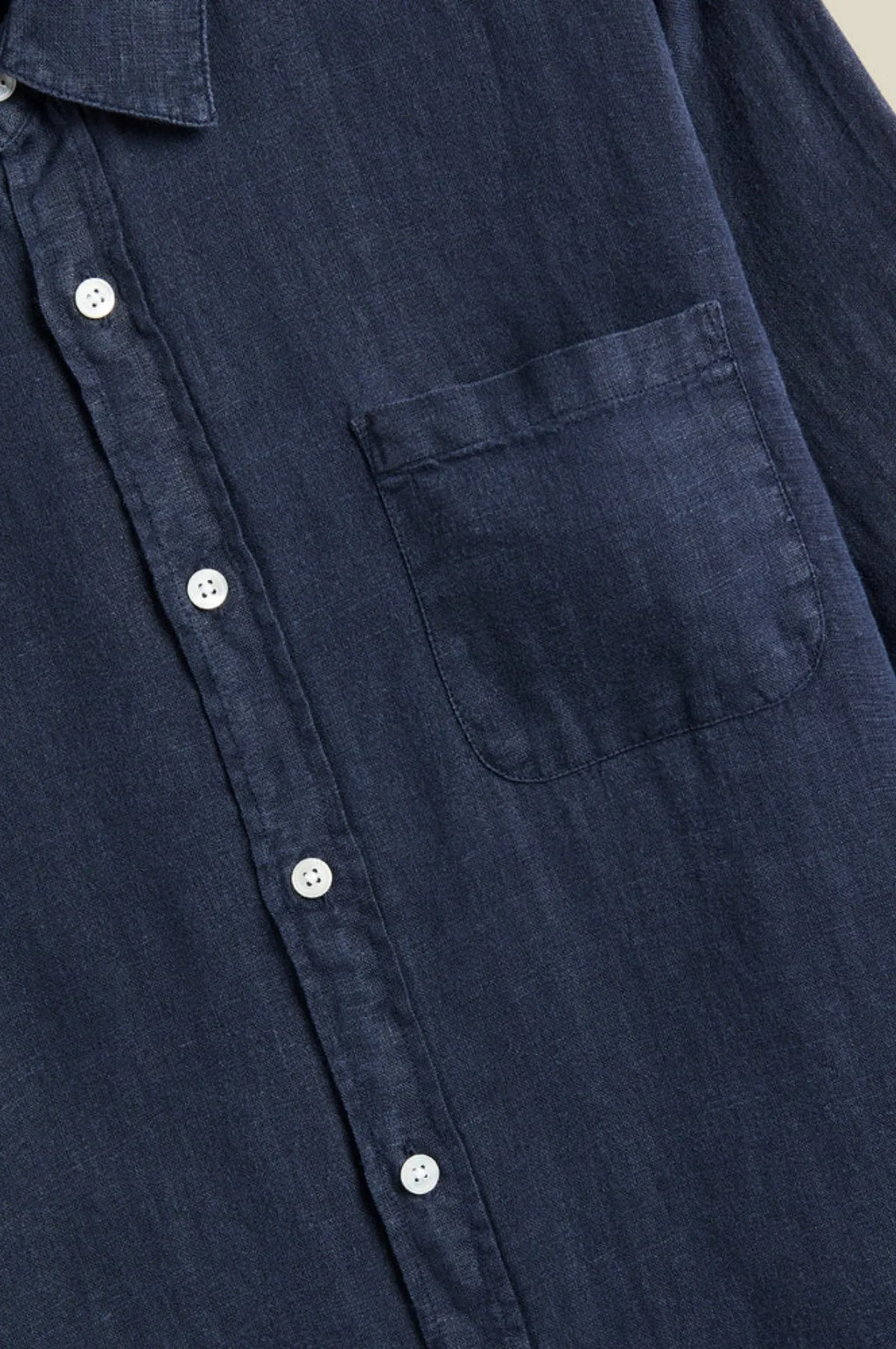 Linen Shirt Navy