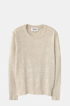 Linen Silk Crewneck Natural