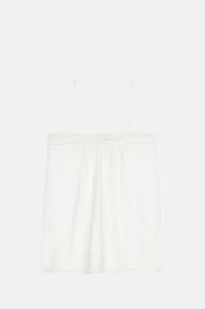 Livi Emb Cami White