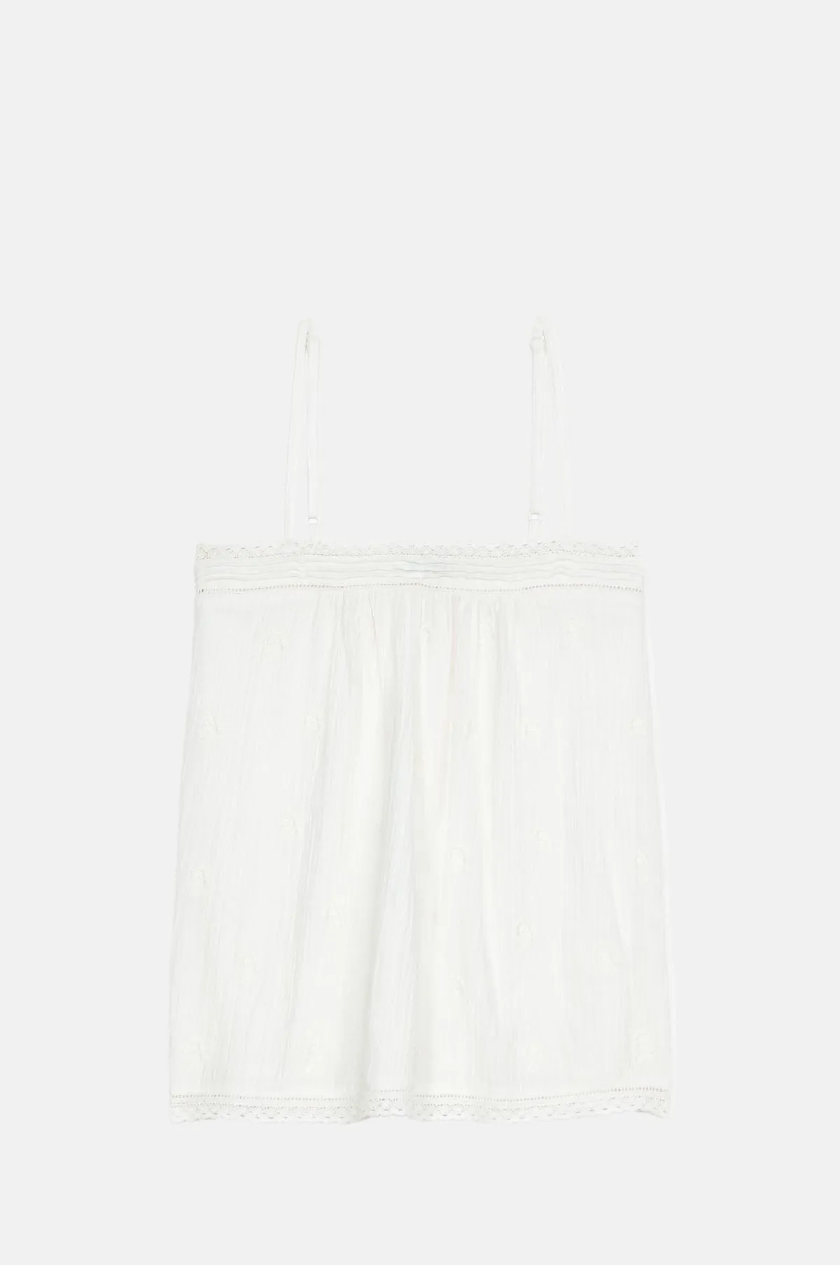 Livi Emb Cami White
