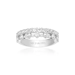 Livigno Silver Ring w. Zirconias