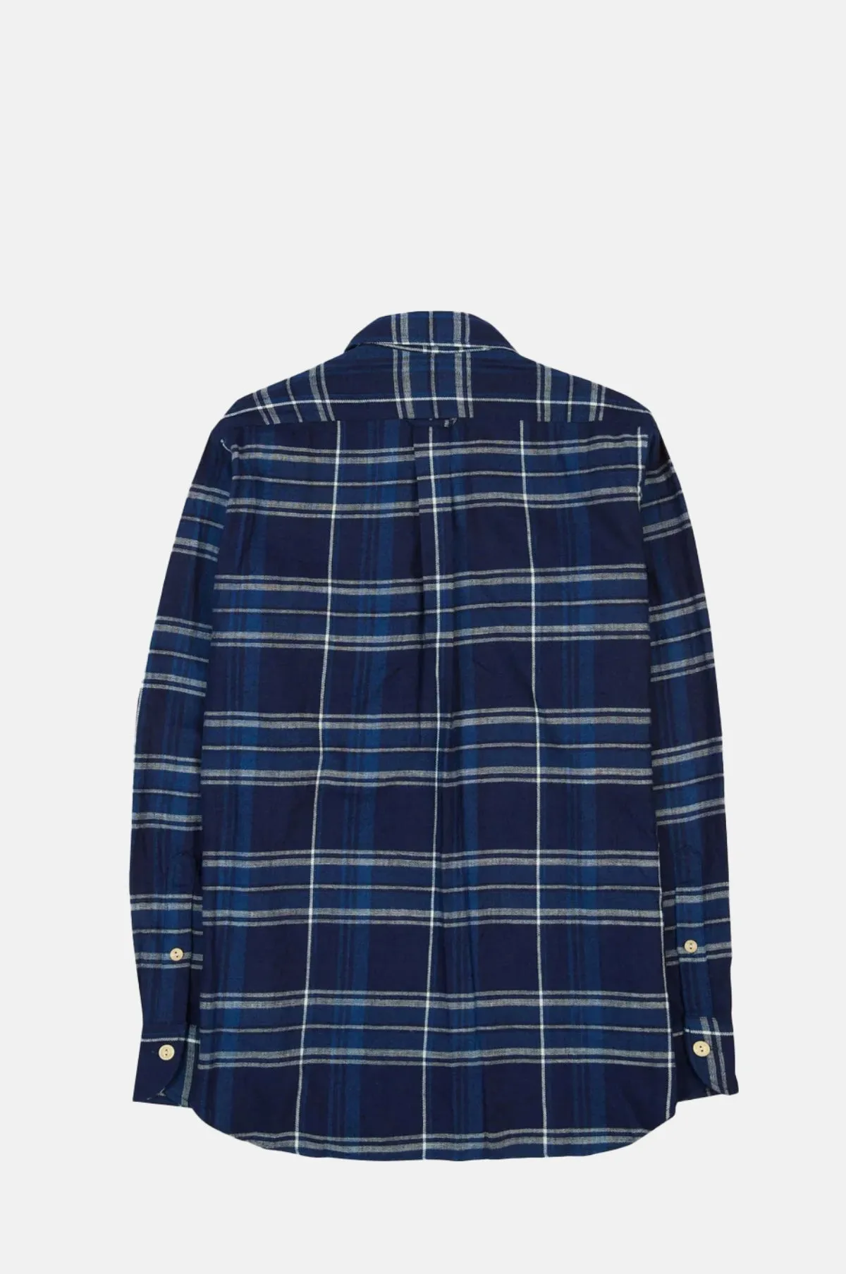 Long Point Check Work Shirt Indigo