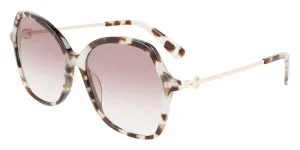 Longchamp Women's 57 mm White Sunglasses LO705S-404