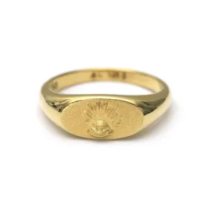 Love Seeks Gold Plated Ring