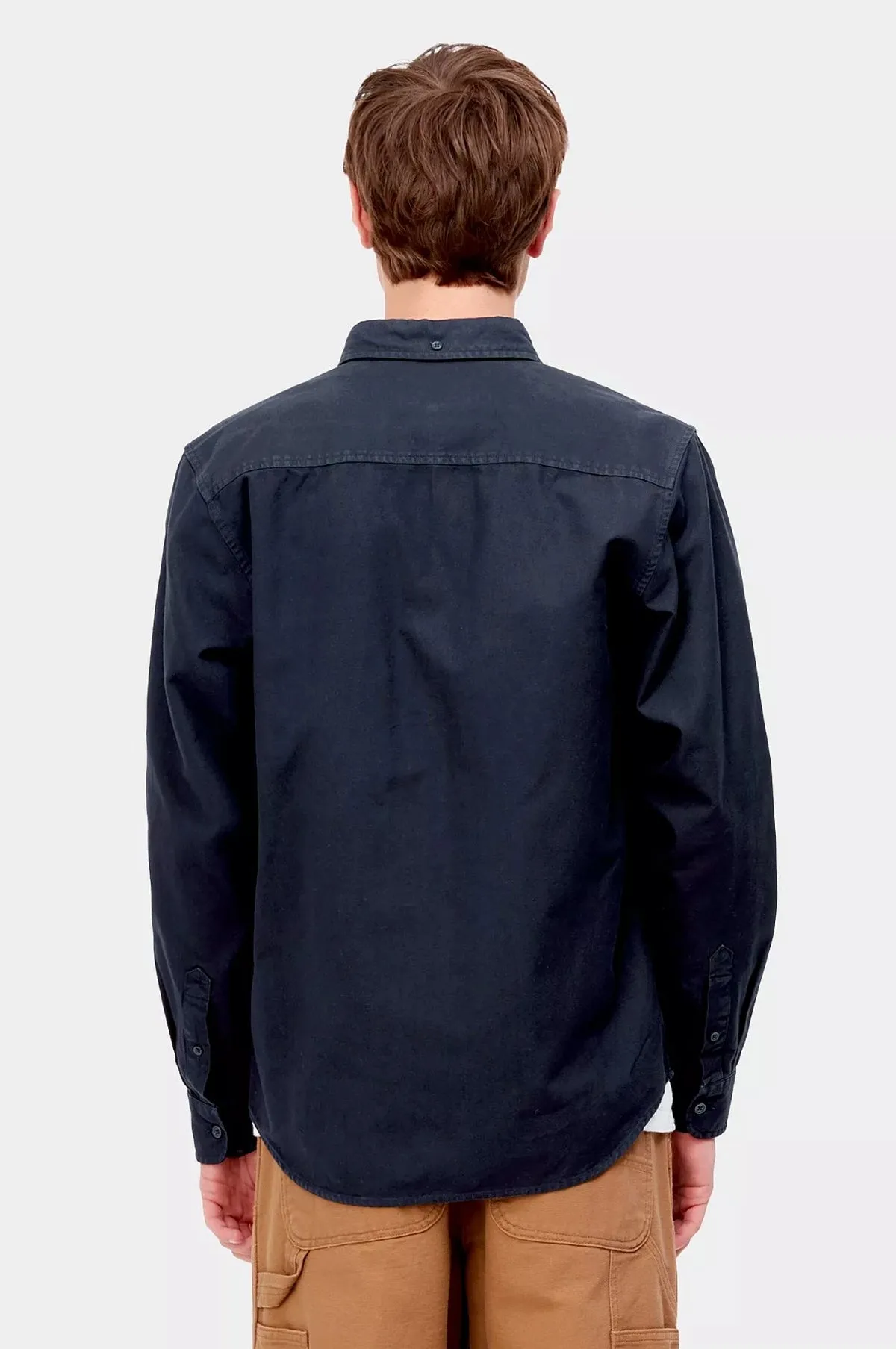 L/S Bolton Shirt Dark Navy