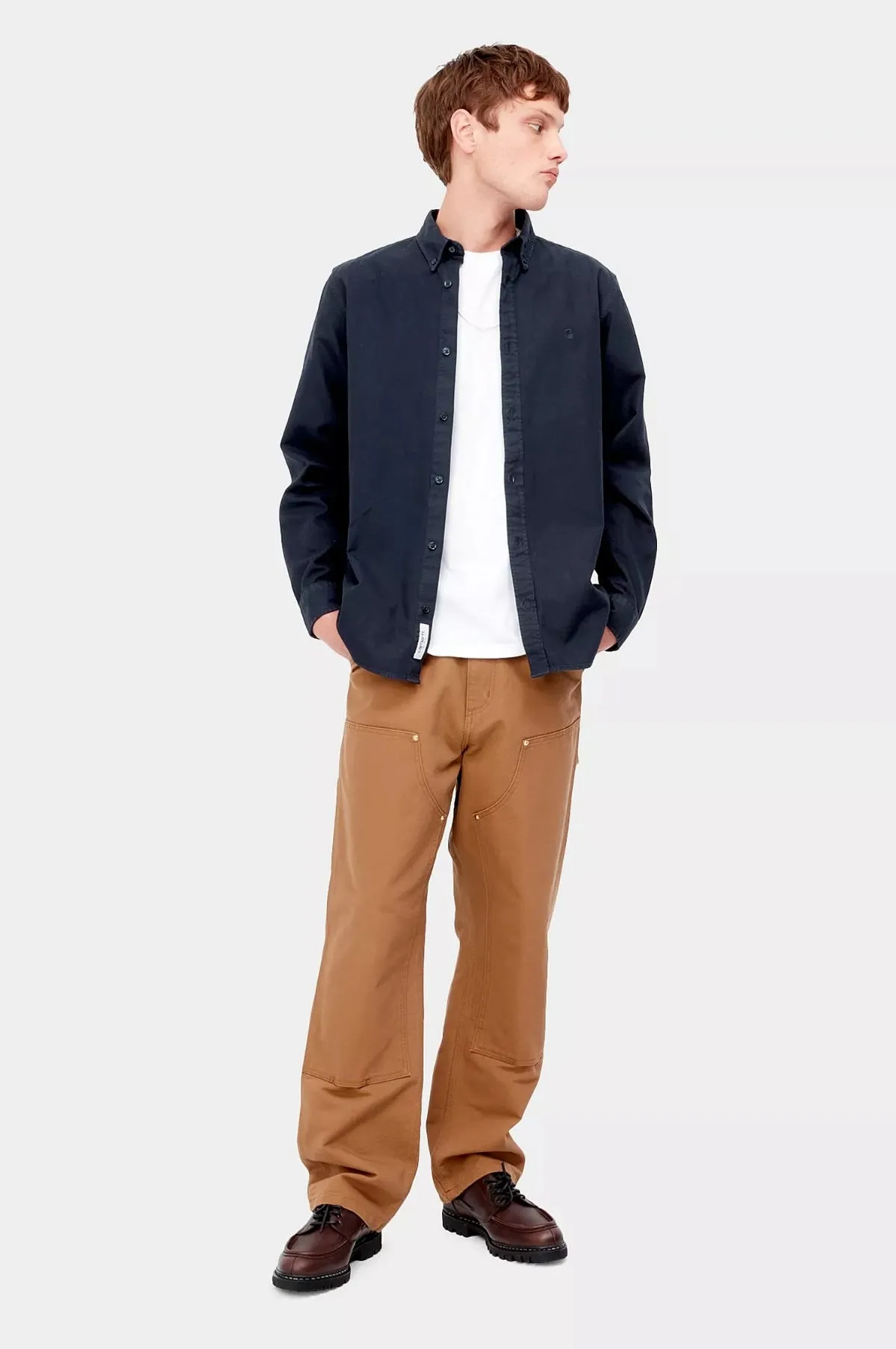L/S Bolton Shirt Dark Navy