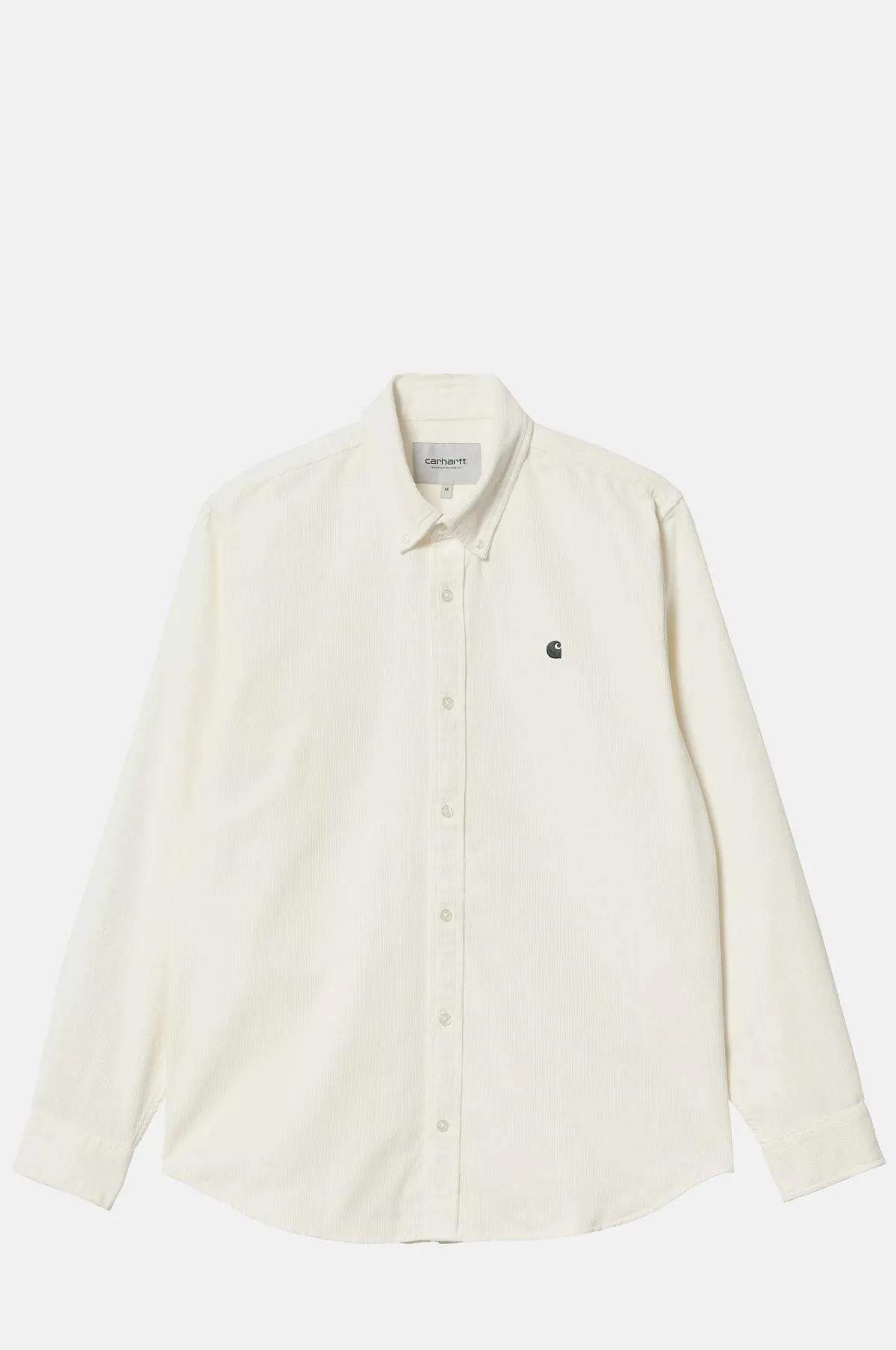 L/S Madison Fine Cord Shirt Wax/Black