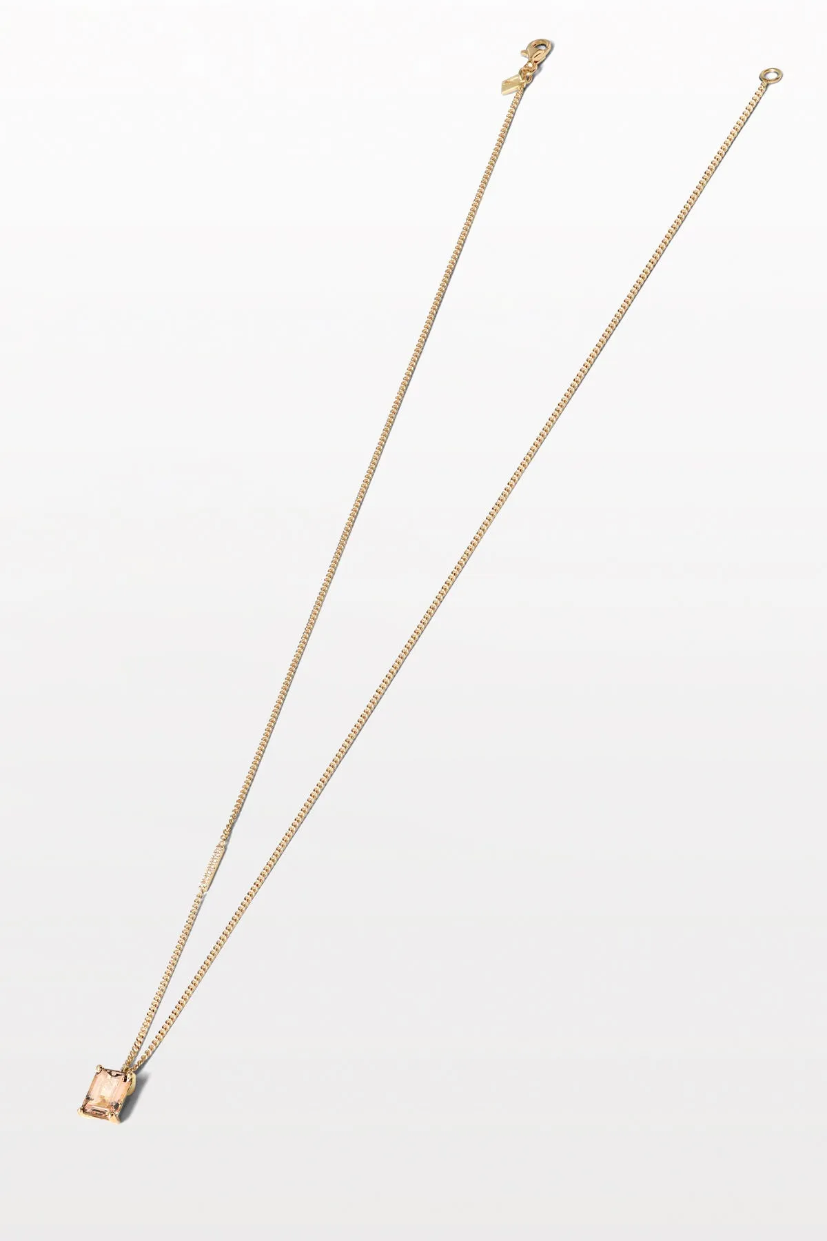 Lustre 01 18K Gold Necklace w. Morganite