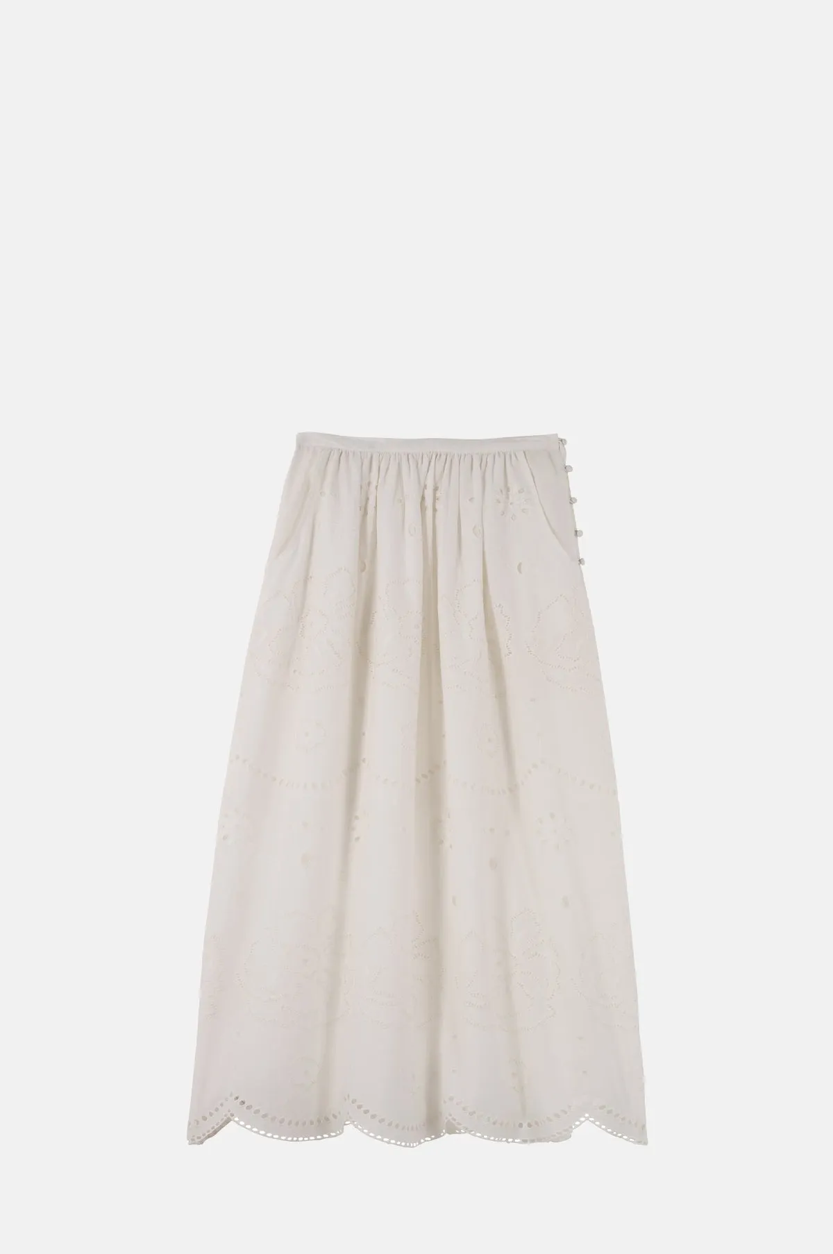 Mabel Skirt Vintage White