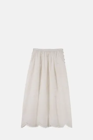 Mabel Skirt Vintage White