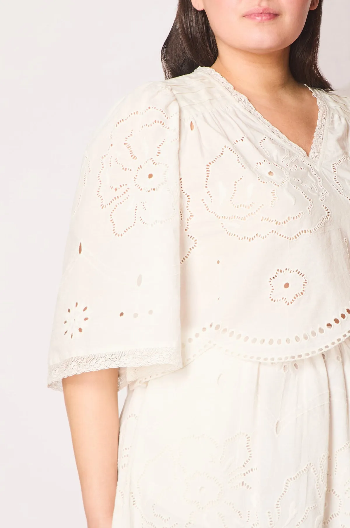 Mabel Top Vintage White