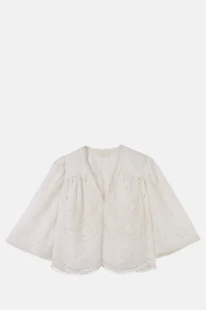 Mabel Top Vintage White