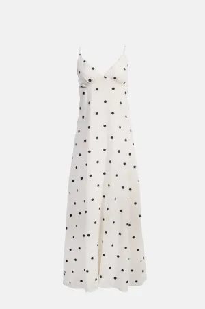 Marinette Dress Polka Ecru