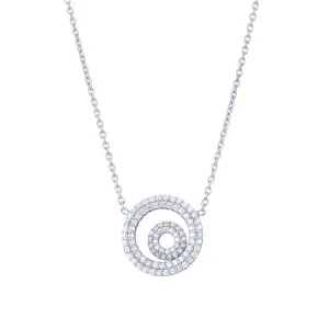 Matiné 18K Whitegold Necklace w. 93 Diamonds