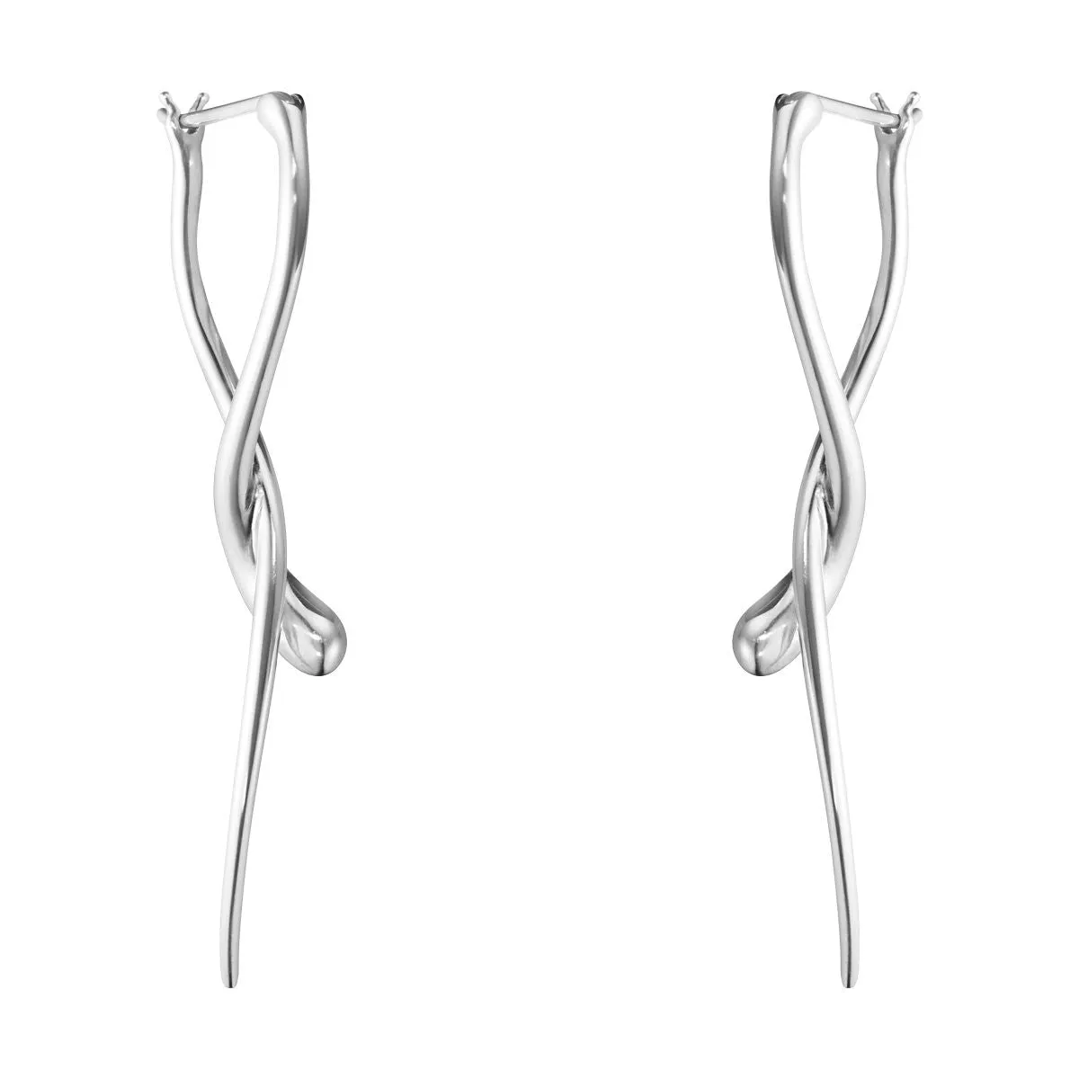 Mercy 48,5 mm. Silver Earrings