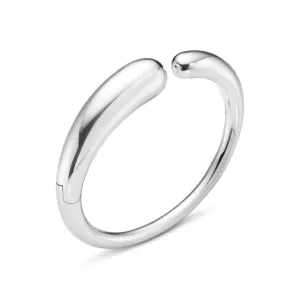Mercy Hinged Silver Bangle
