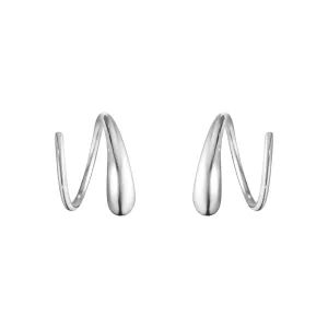 Mercy Swirl Silver Earrings
