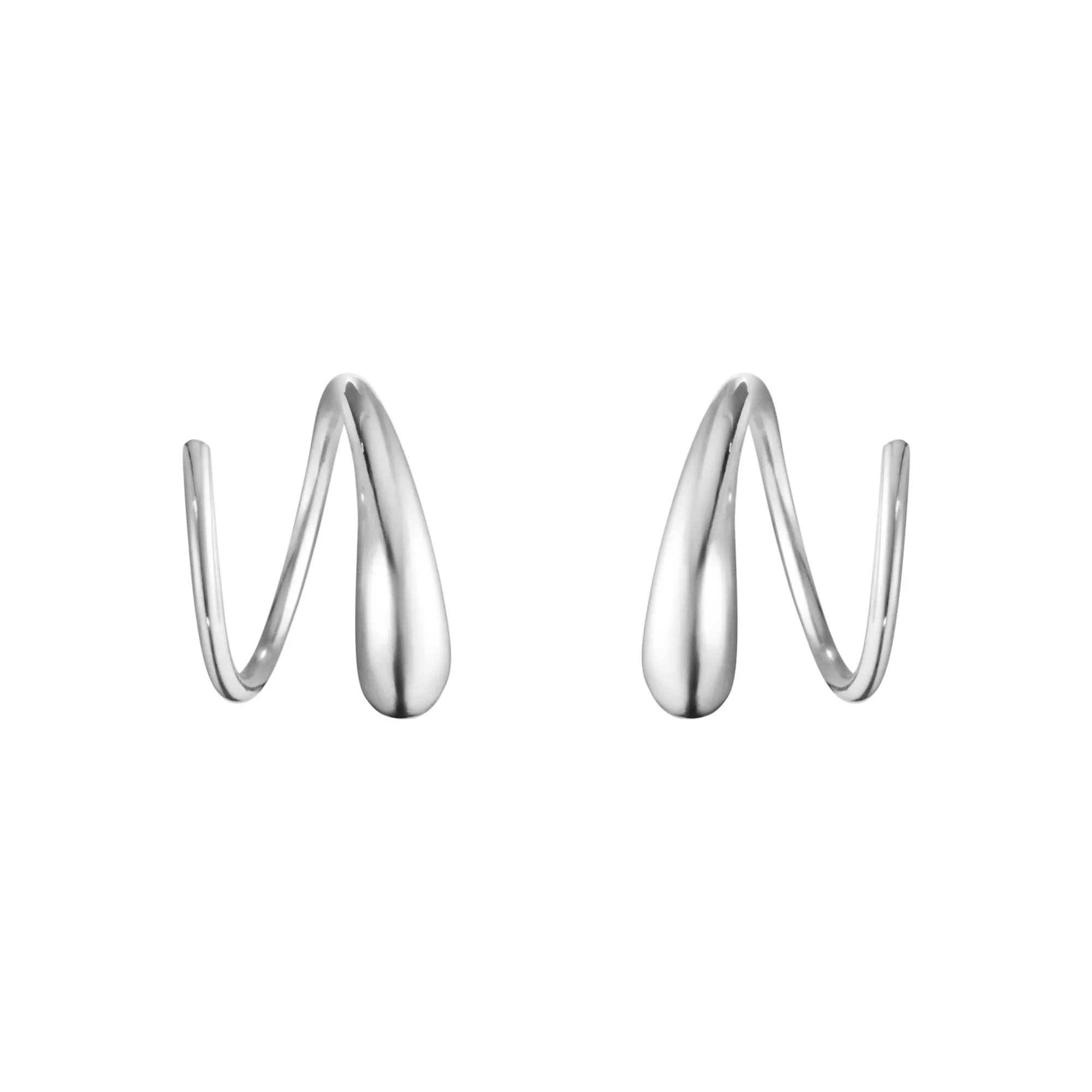 Mercy Swirl Silver Earrings