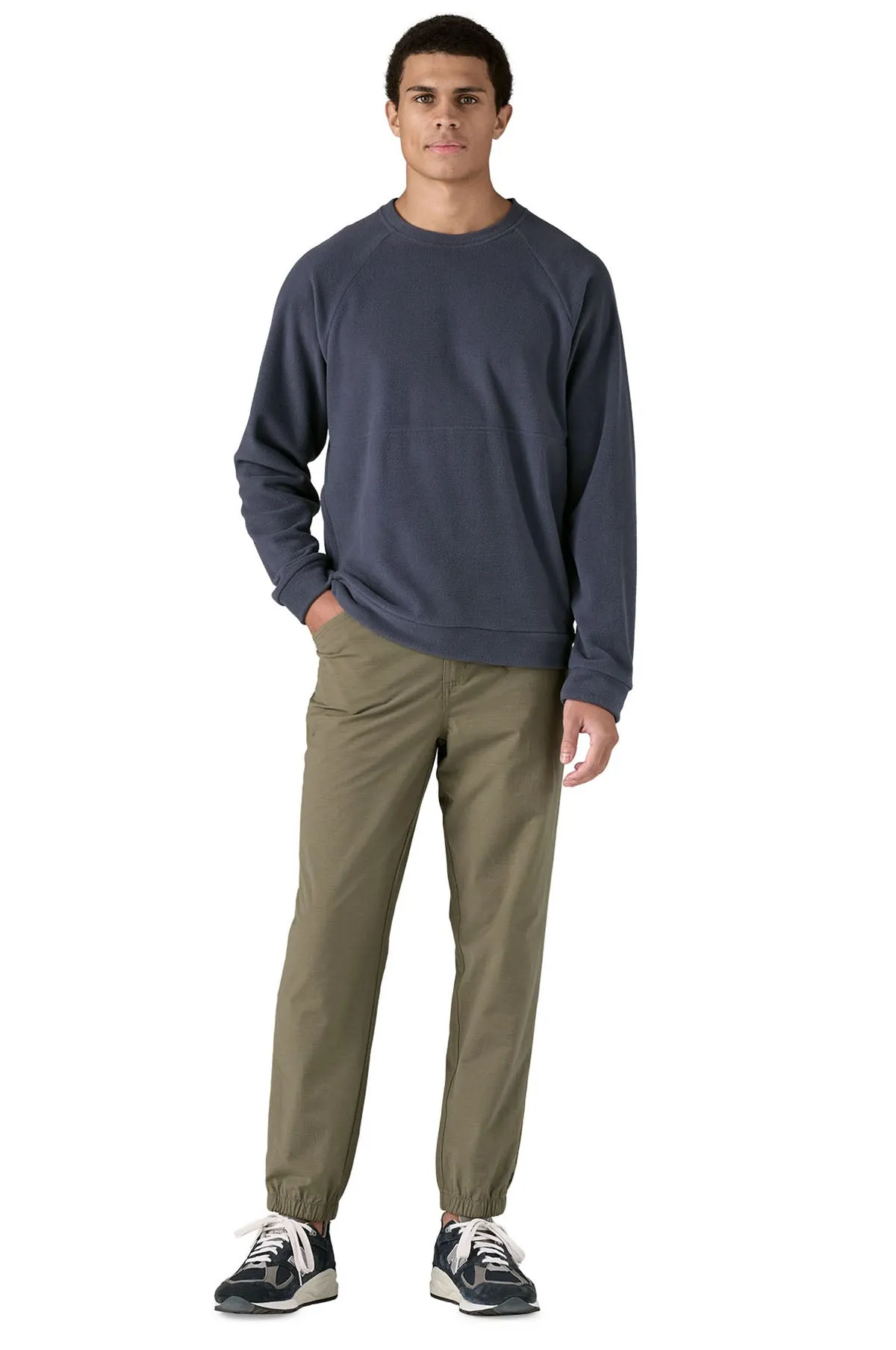 Micro D Crewneck Smoulder Blue
