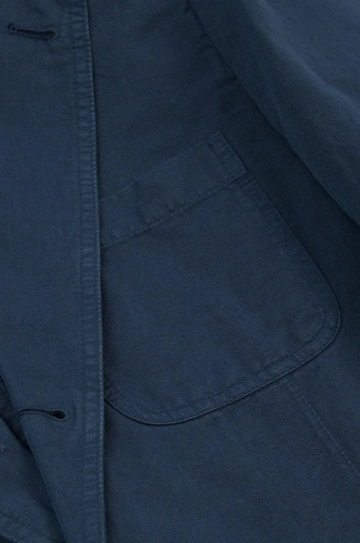 MKI Cotton Linen Games Blazer Navy