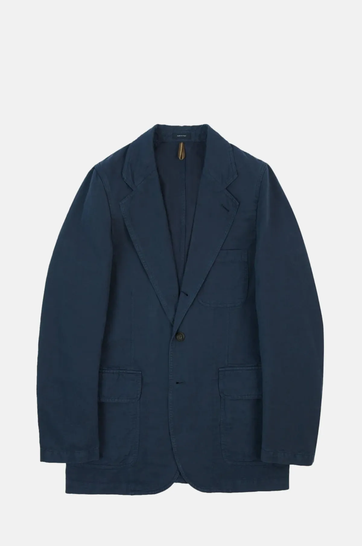 MKI Cotton Linen Games Blazer Navy