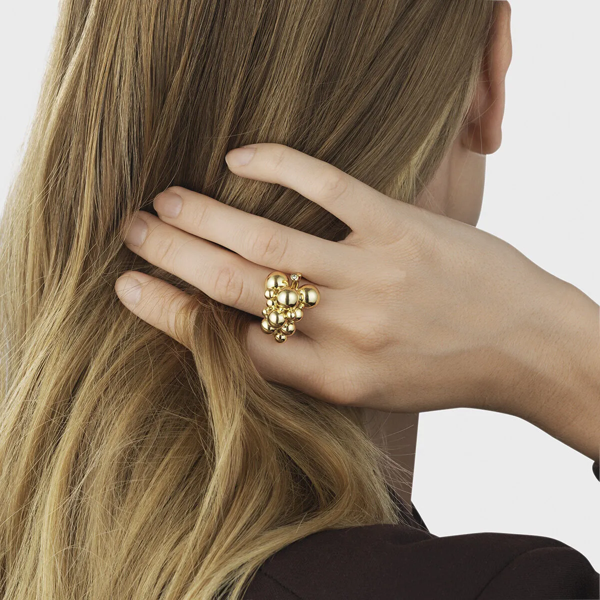Moonlight Grapes Big 18K Gold Ring