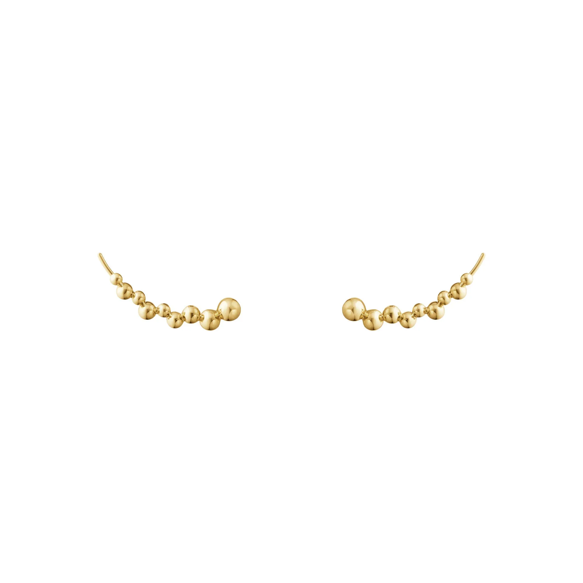 Moonlight Grapes Crawler 18K Gold Earrings