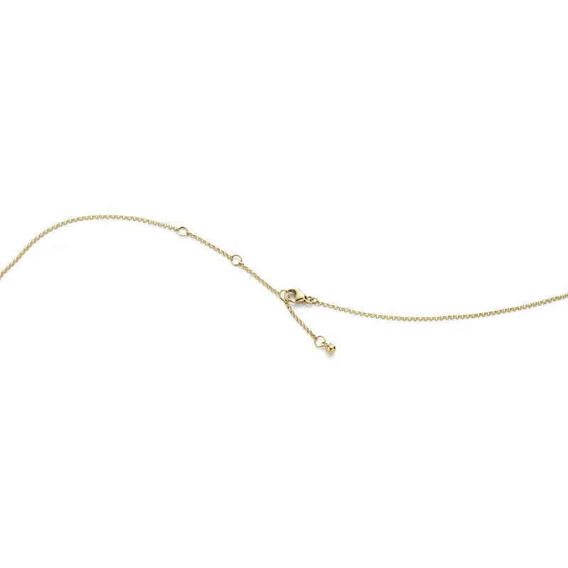Moonlight Grapes half full 18K Gold Necklace w. Diamonds