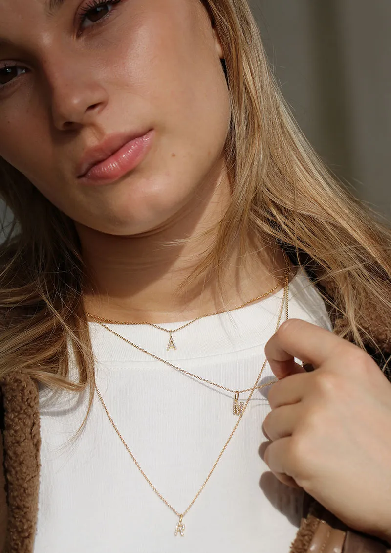 My B 18K Whitegold Pendant w. Diamonds