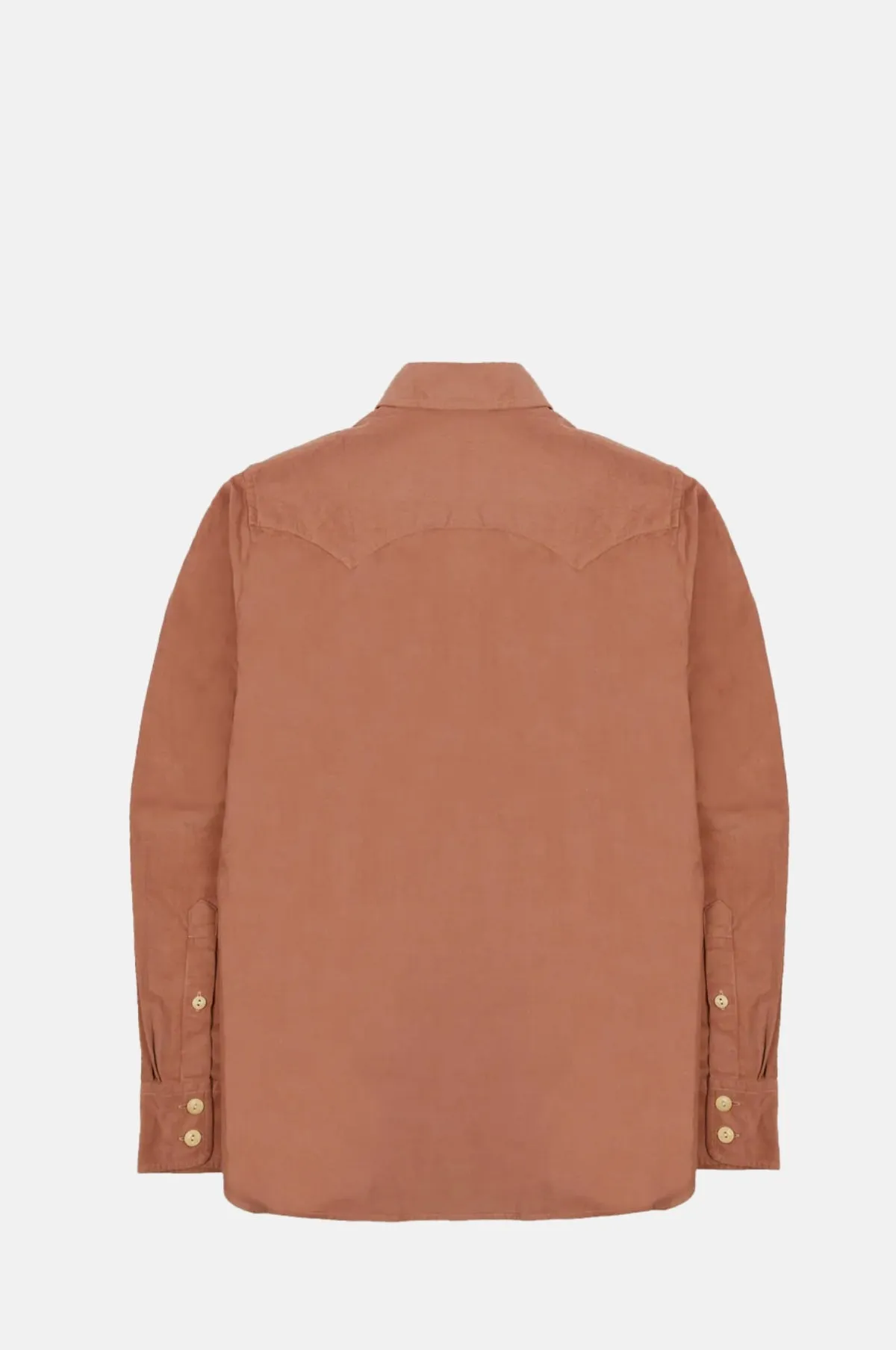 Needlecord Western Shirt Washed Pink