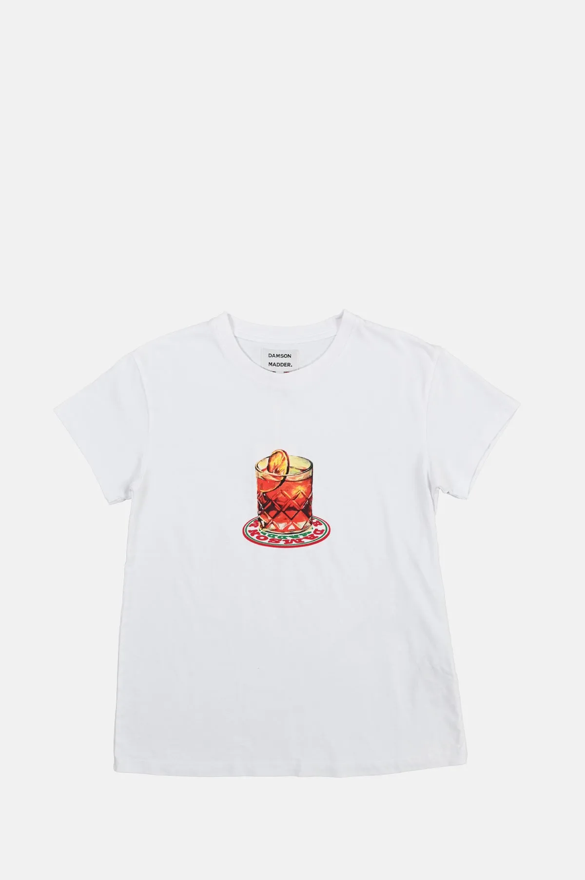 Negroni Shrunken Tee White