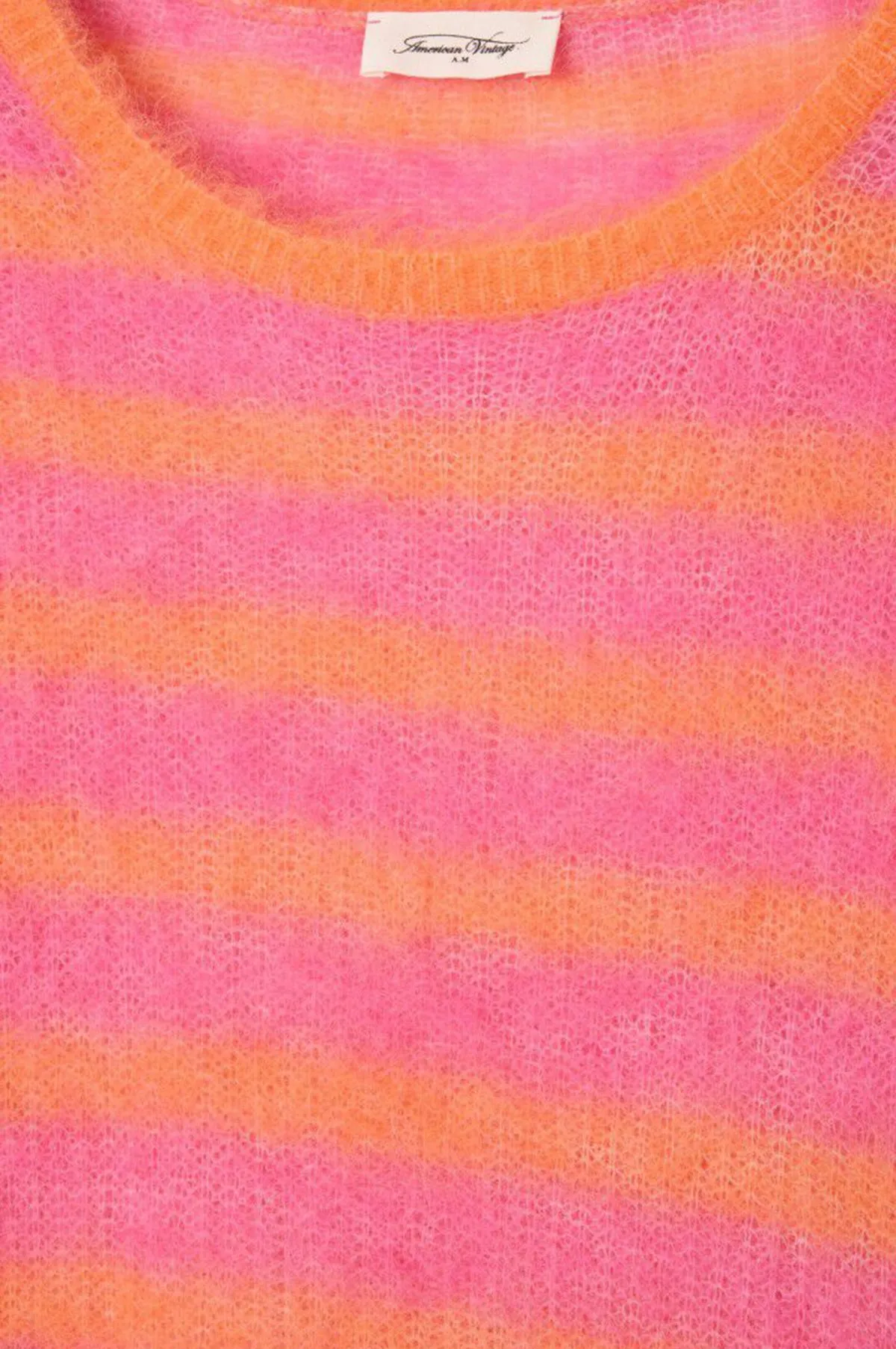 Nenybay Knit Orange Fluo Raye Hibiscus